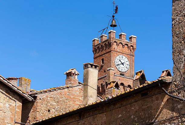 istock Clock Tower of Pienza's Town Hall 518754437
