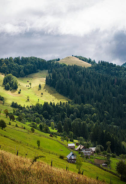 istock The village is on the slopes 518754887