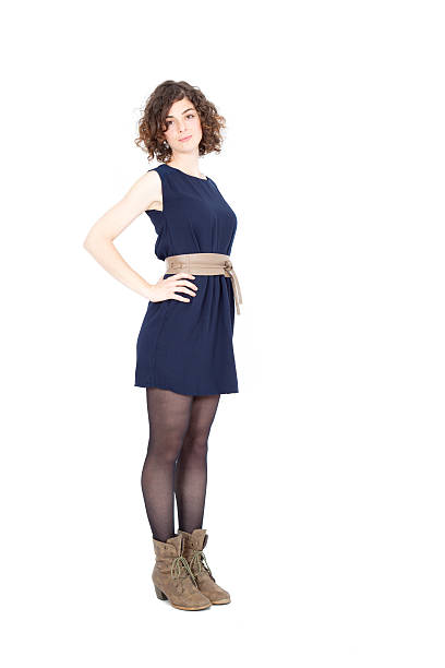 istock Beautiful woman doing different expressions in different sets of clothes 518755147