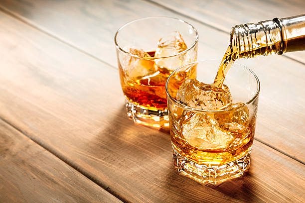 Whisky Whisky On the rocks whiskey stock pictures, royalty-free photos & images