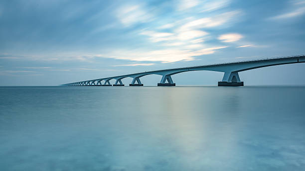 istock Zeeland bridge early in the morning 518759550