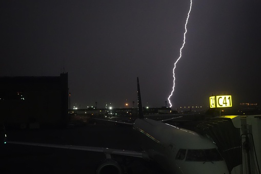 Lightning at LaGuardia