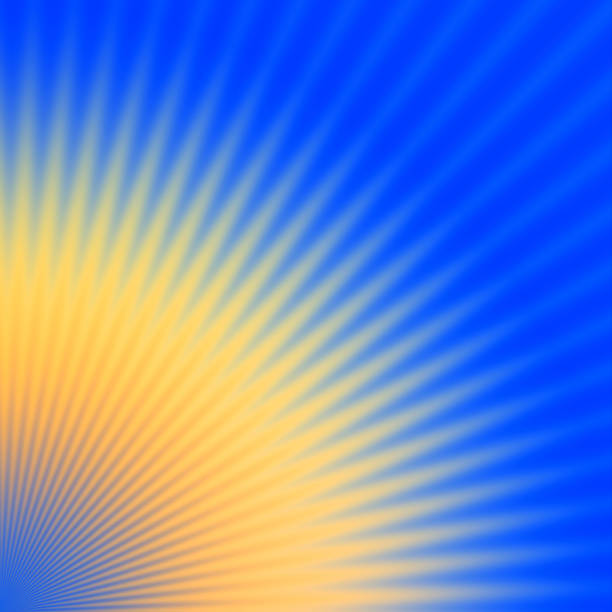 Starburst Blue Light Beam Abstract Background