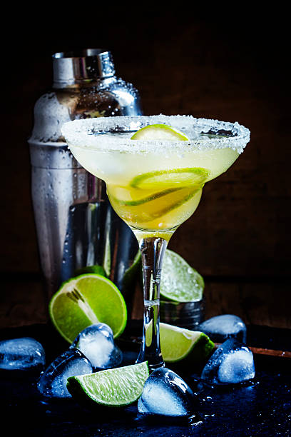 istock Alcoholic cocktail daiquiri with white rum 518776196