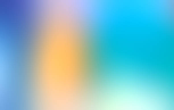 istock Abstract Orange Green Yellow Blue Purple Background 518777230