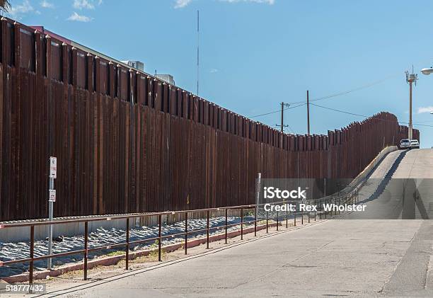 Border Fence Separating Mexico And The United States Stock Photo - Download Image Now