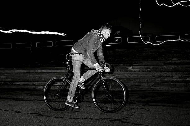 istock Hipster male on a bicycle 518777942