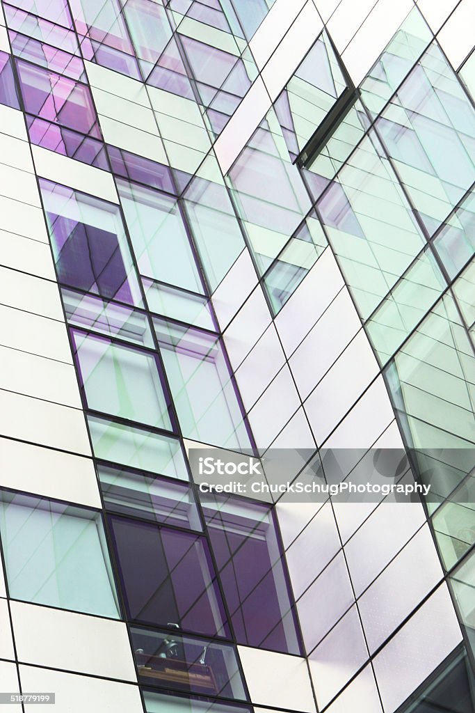 Glass Office Building Facade Architecture Glass office building facade. Building Exterior Stock Photo