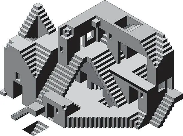 Vector illustration of Abstract Building