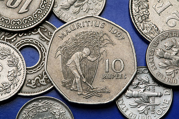 istock Coins of Mauritius 518779335