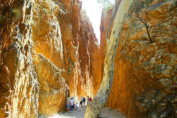 Standly Chasm, Northern Territory, Australia stock photo