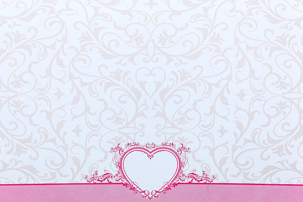 pink heart on pink background for valentine