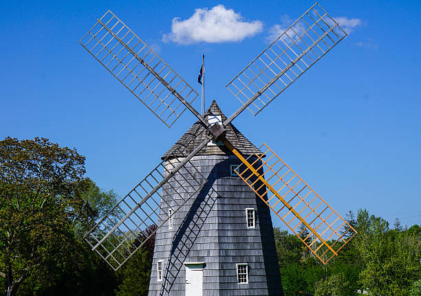 istock Landmark windmill at Water Mill, Long Island, NY 518780994