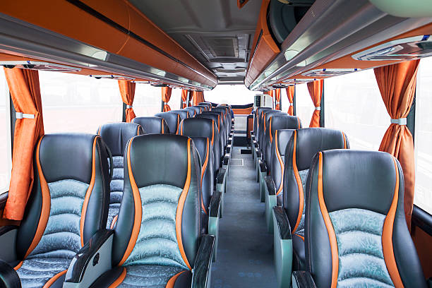istock Seats of tourism bus 518781915