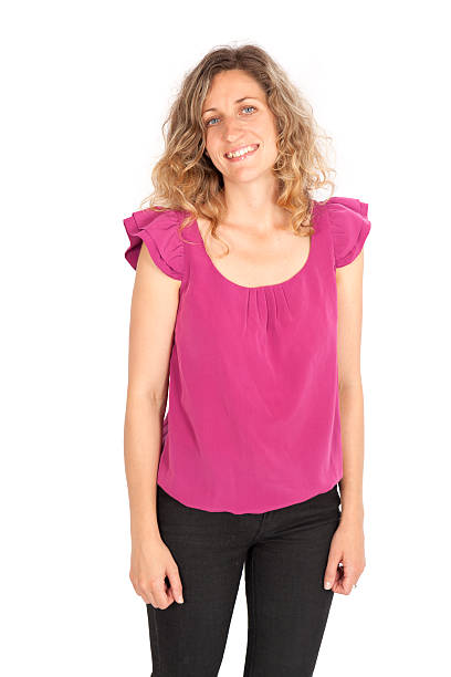 istock Beautiful woman doing different expressions in different sets of clothes 518781965