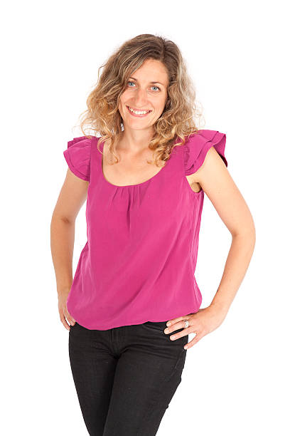 istock Beautiful woman doing different expressions in different sets of clothes 518781973