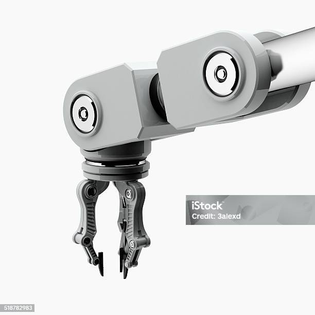 Манипулятор Робота — стоковые фотографии и другие картинки Манипулятор робота - Производственное оборудование - Манипулятор робота - Производственное оборудование, Белый фон, Изолированный предмет