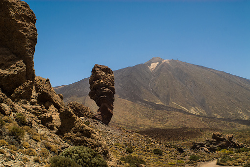 sight of the peak of the teide