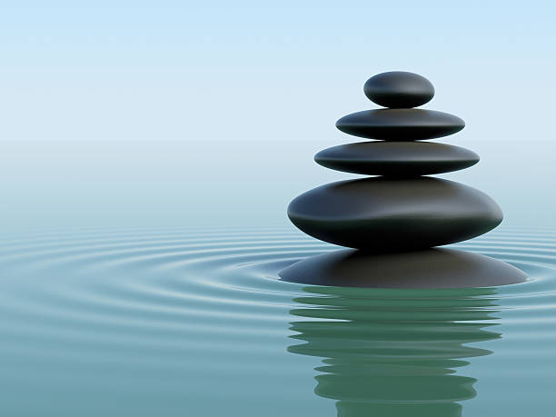 1 スタックの石の海 - stone zen like buddhism balance ストックフォトと画像
