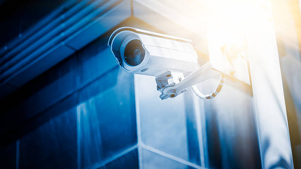 caméra de surveillance - security equipment photos et images de collection