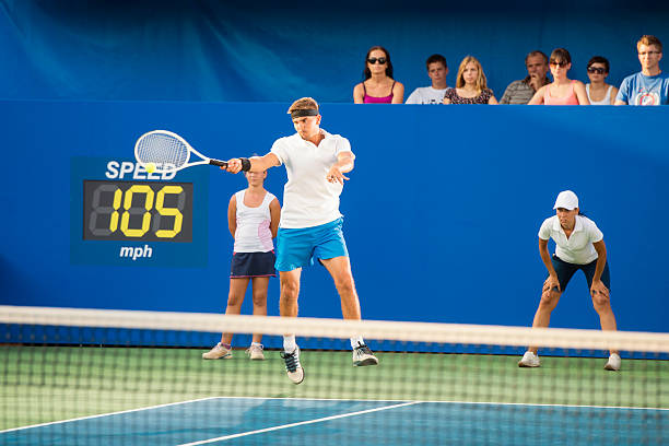istock Professional Tennis Player in Action 518800289