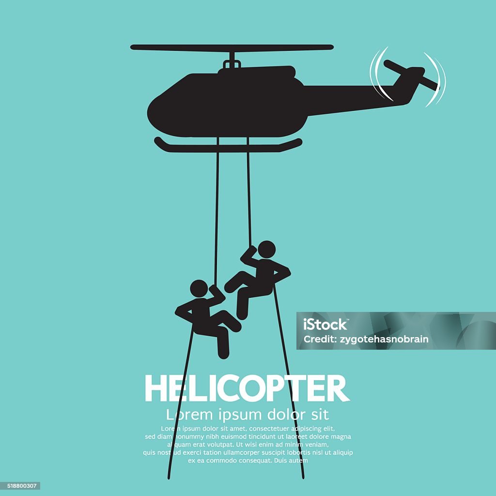 Soldier Jump Vector Soldiers Jump From A Helicopter Vector Illustration Stock Illustration ...