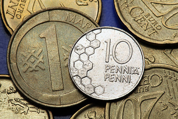istock Coins of Finland 518802371