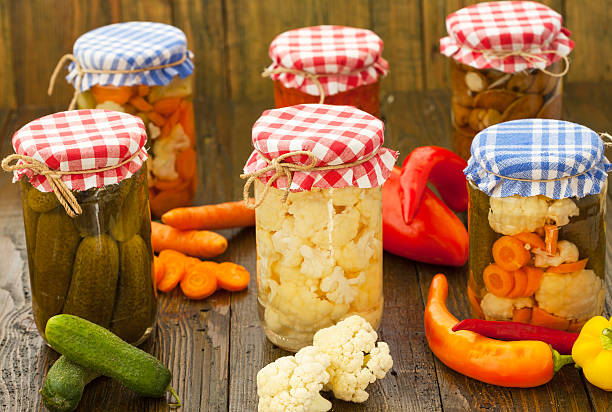 istock Homemade preserved vegetables 518803615