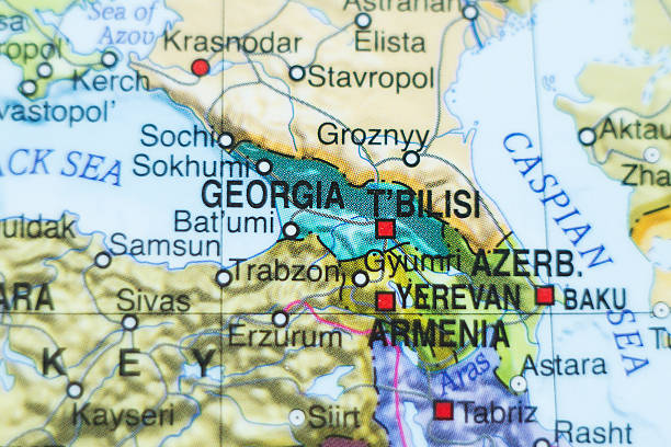 istock Georgia country map . 518804416