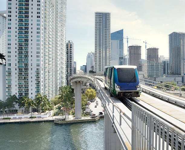 istock Downtown Miami and Metro Mover 518815024