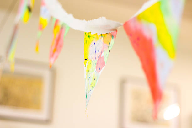 istock Homemade Fabric Bunting 518815235