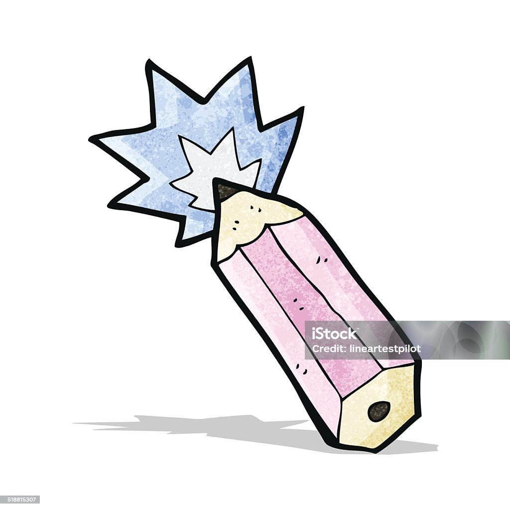 Cartoon Magic Pencil Stock Illustration - Download Image Now - Pencil,  Bizarre, Clip Art - iStock