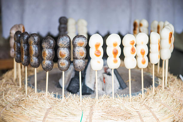 istock Dango is a Japanese dessert made from mochiko (rice flour) 518816194