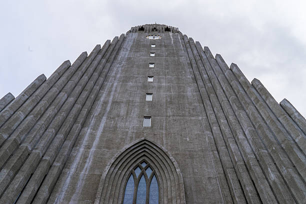 istock front facade of Hallgrimskirkja Cathedral 518816644