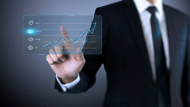 istock financial symbols coming from hand 518816887