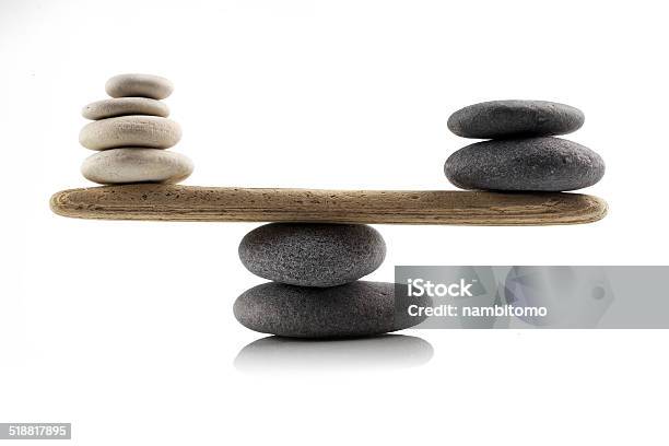 Balancing Stones On White Stock Photo - Download Image Now - Balance, Weight Scale, Zen-like