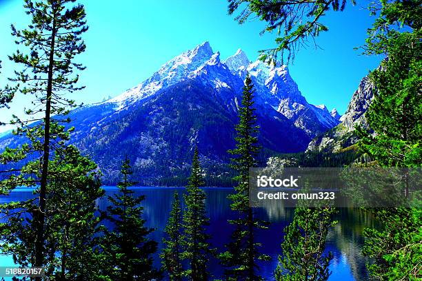 Jenny Lake Landscape Stock Photo - Download Image Now - Grand Teton National Park, Horizontal, Jenny Lake