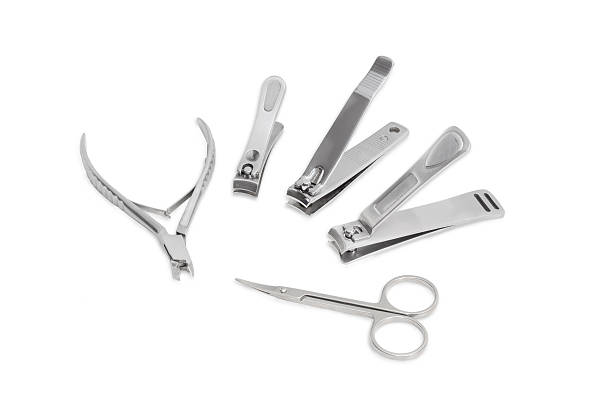 istock Several nail clippers different types and sizes and nail scissor 518820278