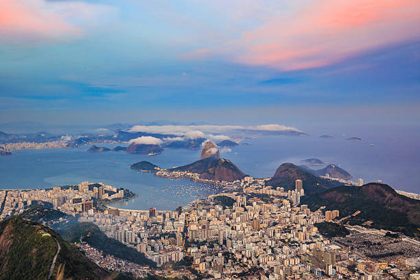 istock Rio De Janeiro city at twilight 518826740