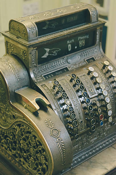 istock Vintage cash register 518830108