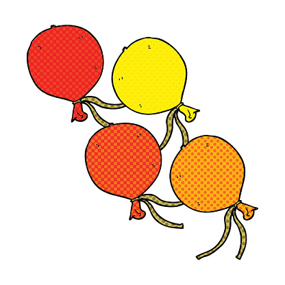 Balon Kartun Ilustrasi Stok - Unduh Gambar Sekarang - Doodle, Ilustrasi