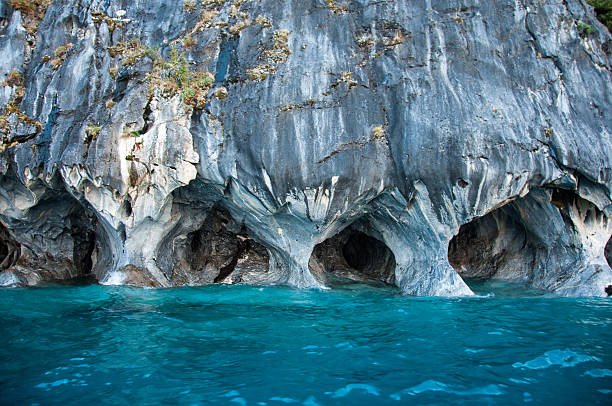istock Marmol Cathedral rock formation, Carretera Austral, HIghway 7, C 518833199
