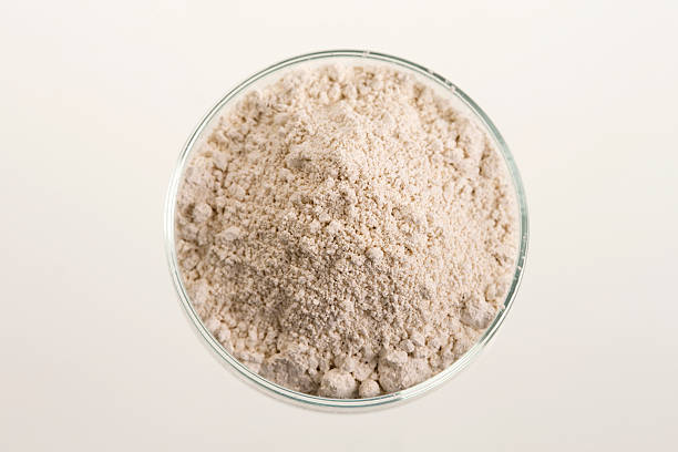 Cosmetic clay for spa treatments stock photo