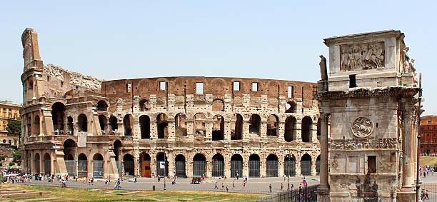 istock Colosseum and Arch of Constantine 518835891