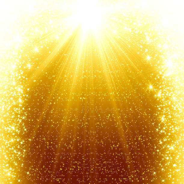istock Golden christmas background 518835929