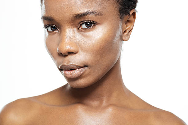 istock Afro american woman looking at camera 518847114