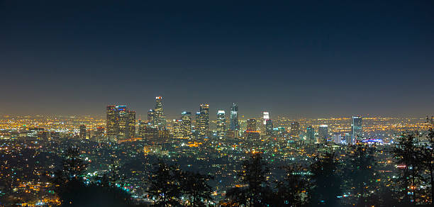istock Night view of Los Angeles 518847196