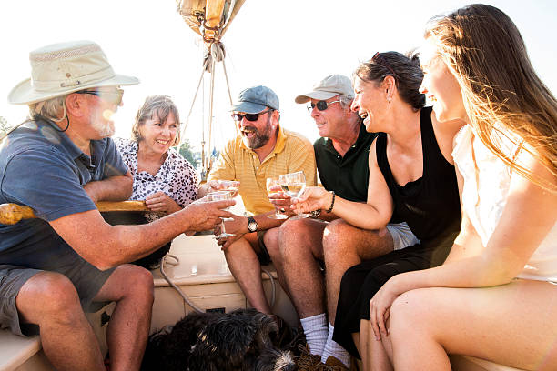 istock Friends on Sailboat 518853797