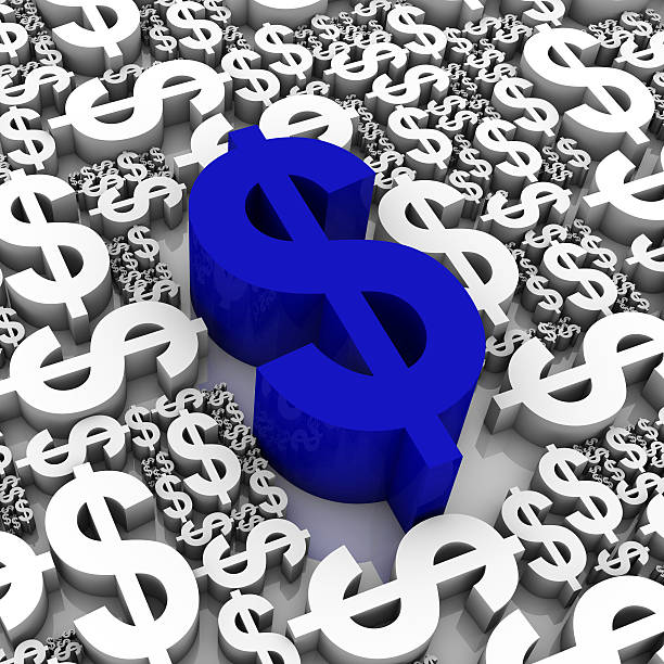 Dollar Currency Symbol stock photo