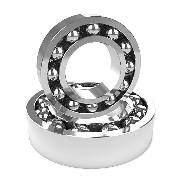 istock 3d Ball bearings in casings 518855287